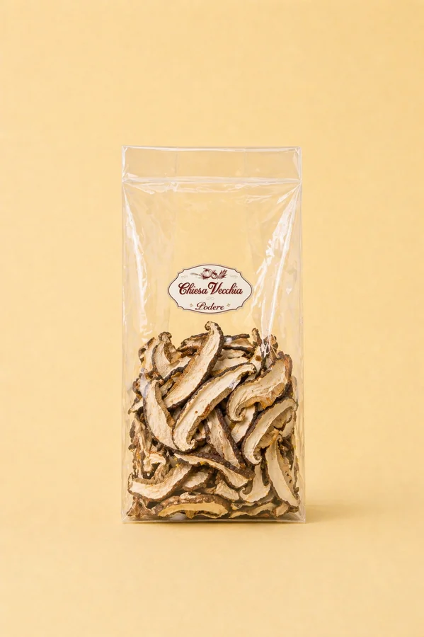 Shiitake secchi a fette